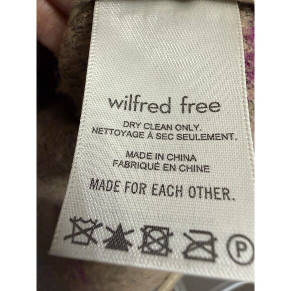 Wilfred Free The Ganna Cropped Shirt Jacket Cropped Wool Shacket Sz XS - Picture 11 of 13